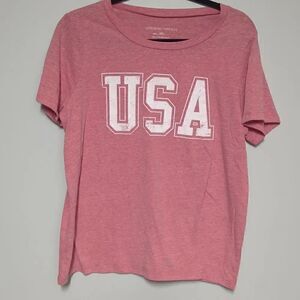 Grayson/Threads Red USA Short Sleeve Shirt
